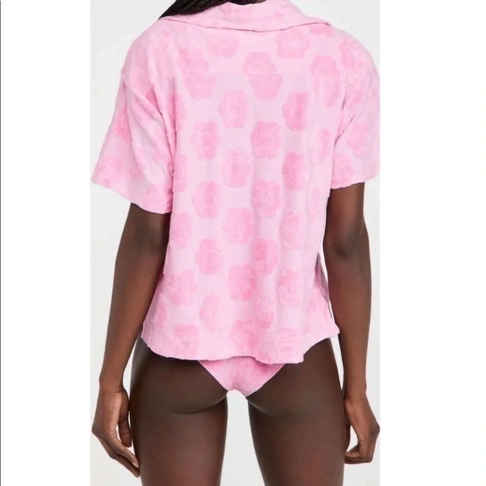 Frankie’s Bikinis Coco Terry Jacquard Top